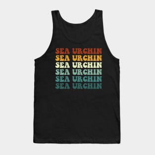 Sea urchin Repetation Funny & humor Sea urchins Cute & Cool Art Design Lovers Tank Top